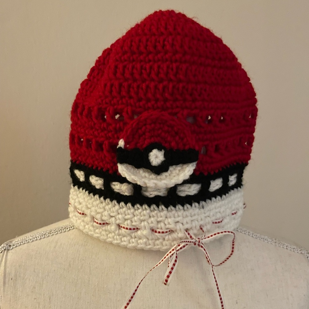 Handmade crochet Pokémon hat